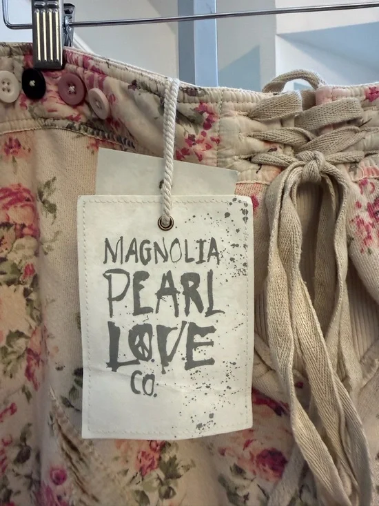 ❣️🆕Magnolia Pearl Floral Underjohns Pants Bird Appliqué Cupid Rose One Size❣️ - Picture 10 of 11